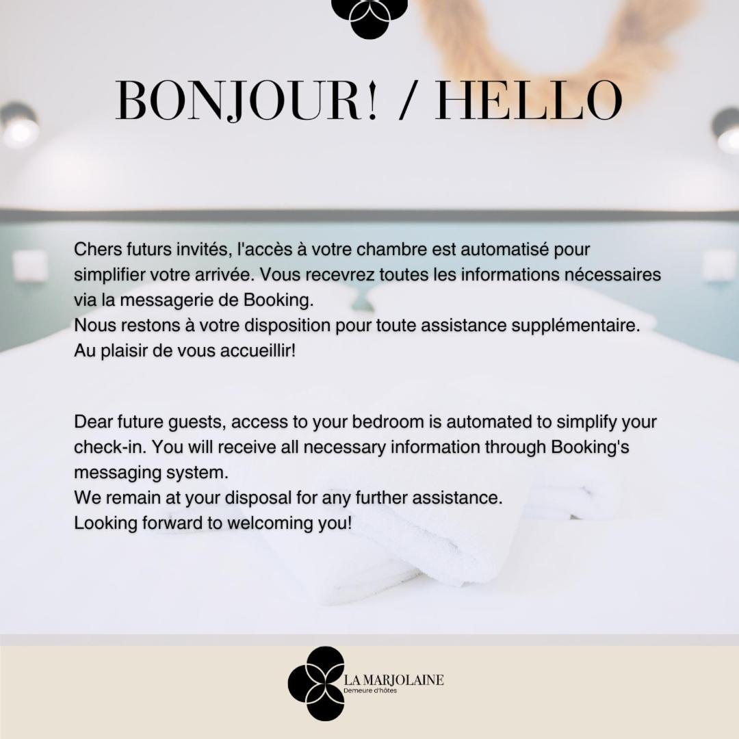 La Marjolaine - Demeure D'Hotes - Service Para-Hoteiier - Premium Châteauroux 외부 사진